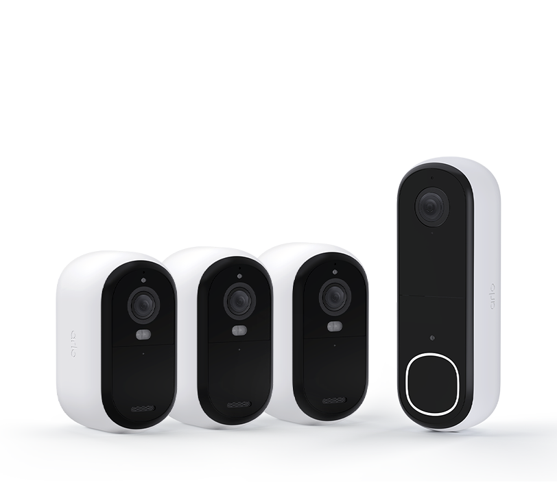 The 2K Essential Camera and Doorbell Bundle - White